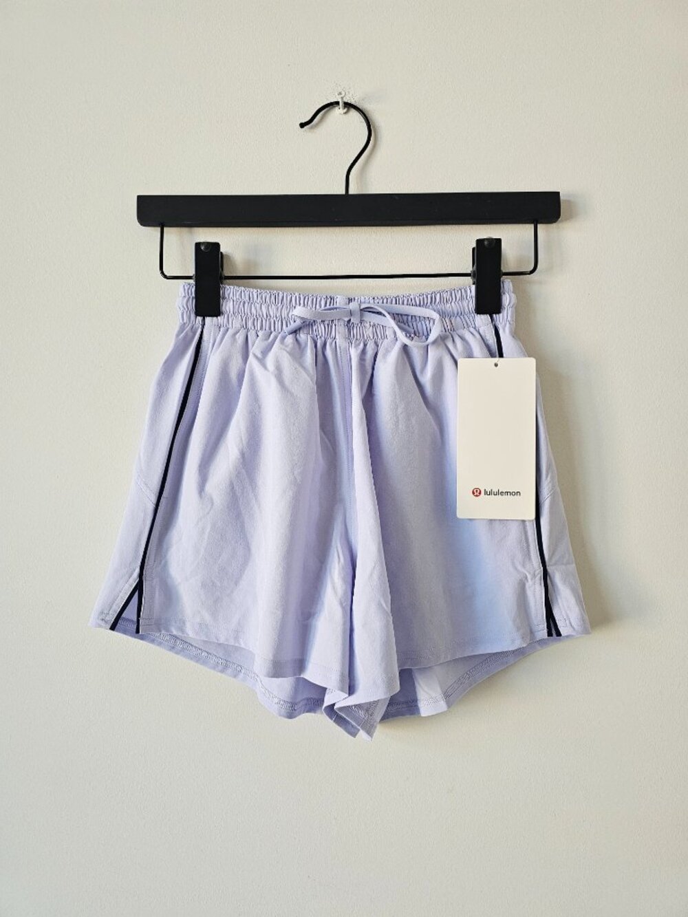 NWT LULULEMON Court Rival High Rise Short 3" Lined Size 2, SRNB/CLBL Serene Blue